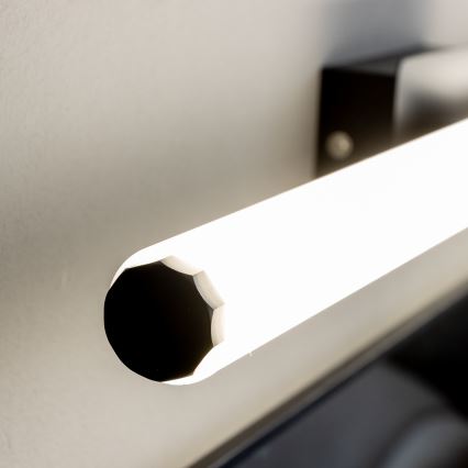 Brilagi - DIANA LED-spiegelverlichting voor de badkamer, 10W, 230V, 60 cm, IP44, zwart