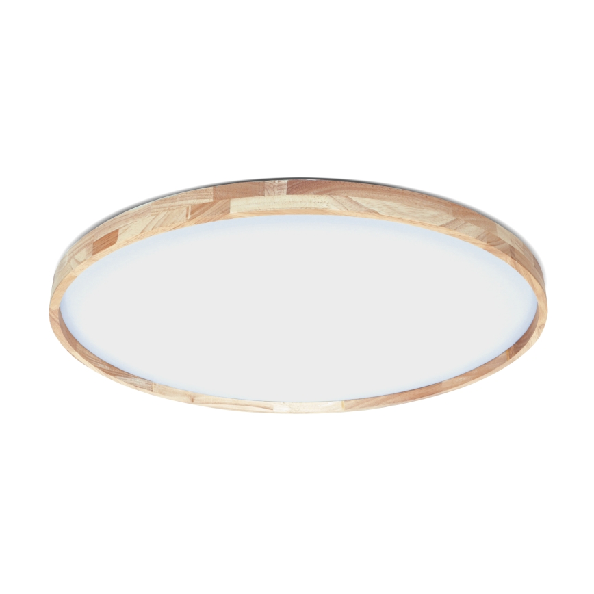 Brilagi - Dimbare LED-plafondlamp ALSON LED/72W/230V 3000-6500K eiken Ø 78 cm + afstandsbediening