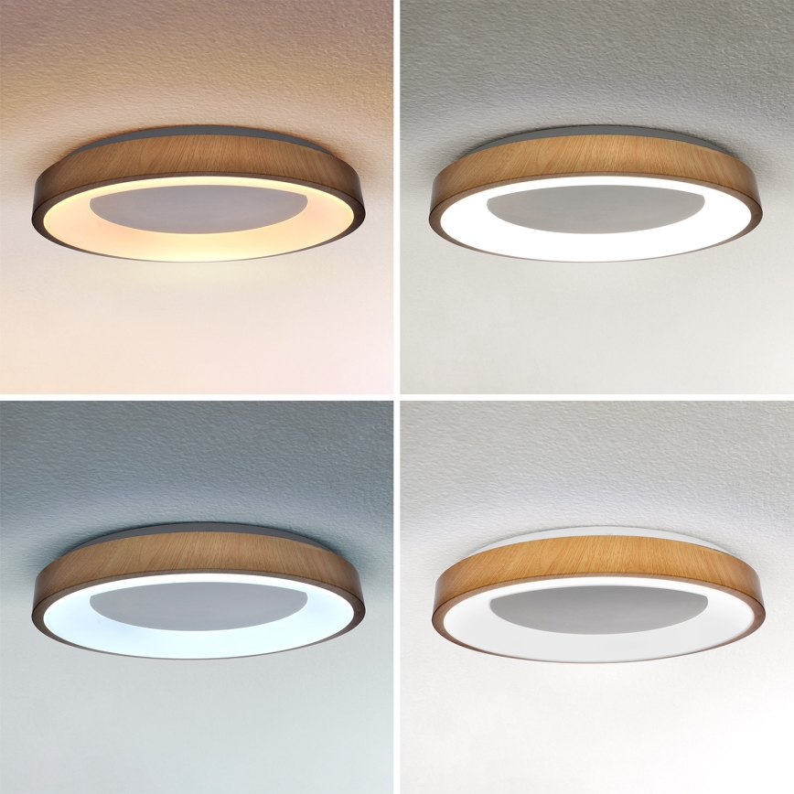 Brilagi - DORIA dimbare LED-plafondlamp LED/60W/230V 3000-6500K Ø 60 cm + afstandsbediening