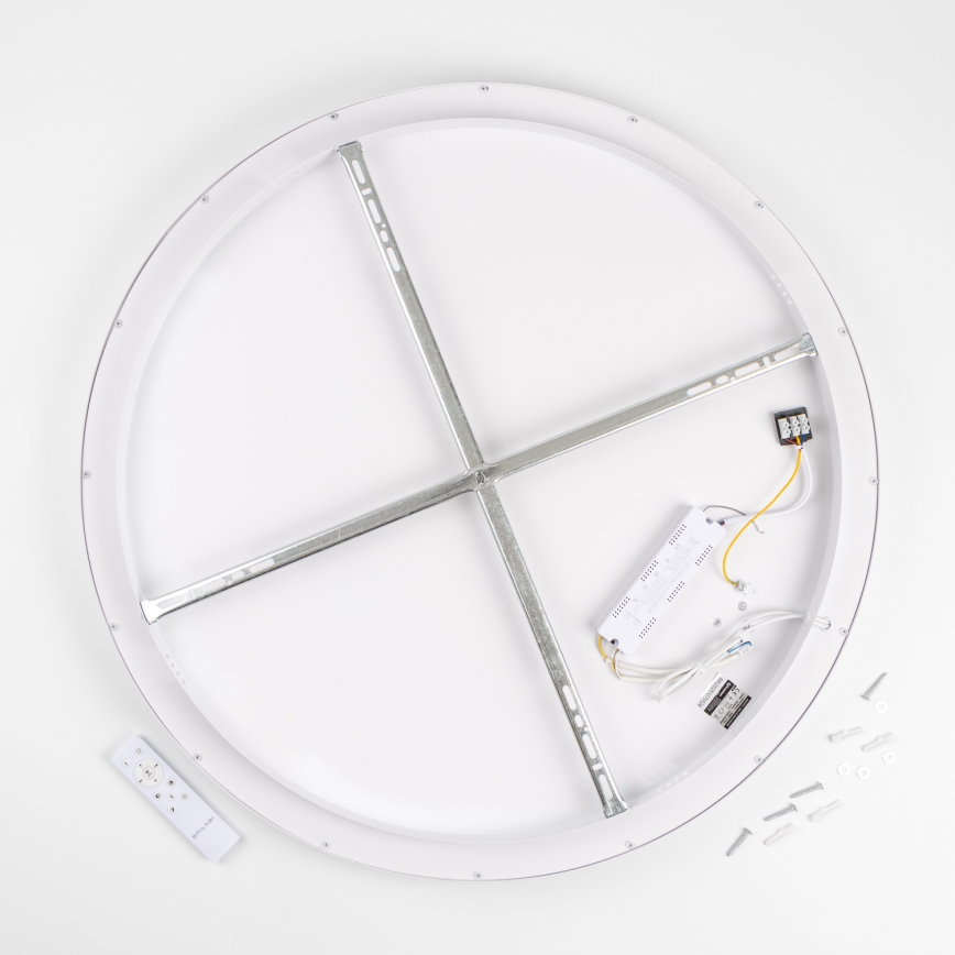 Brilagi - Dimbare LED-plafondlamp FALCON II LED/108 W/230 V 3000–6500 K Ø 80 cm wit + afstandsbediening