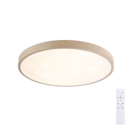 Brilagi - Dimbare LED-plafondlamp GLASS POOL DOUBLE LED/60W/230V 3000-6000K 50 cm beige + afstandsbediening