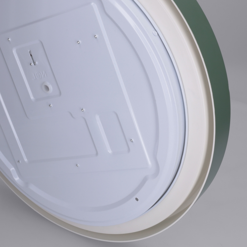 Brilagi - Dimbare LED-plafondlamp MATTEO LED/48W/230V 3000-6500K Ø 41 cm groen + afstandsbediening