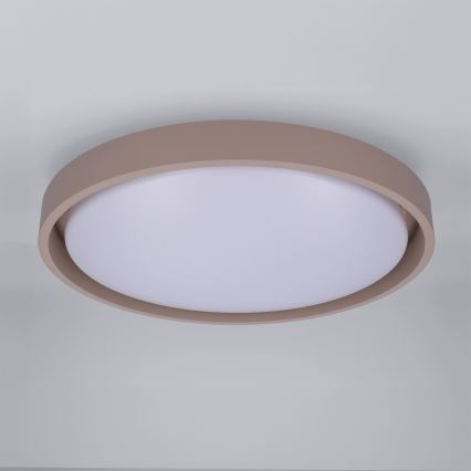 Brilagi - Dimbare LED-plafondlamp MATTEO LED/48W/230V 3000-6500K Ø 41 cm taupe + afstandsbediening