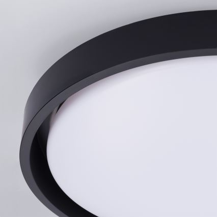 Brilagi - Dimbare LED-plafondlamp MATTEO LED/48W/230V 3000-6500K Ø 41 cm zwart + afstandsbediening