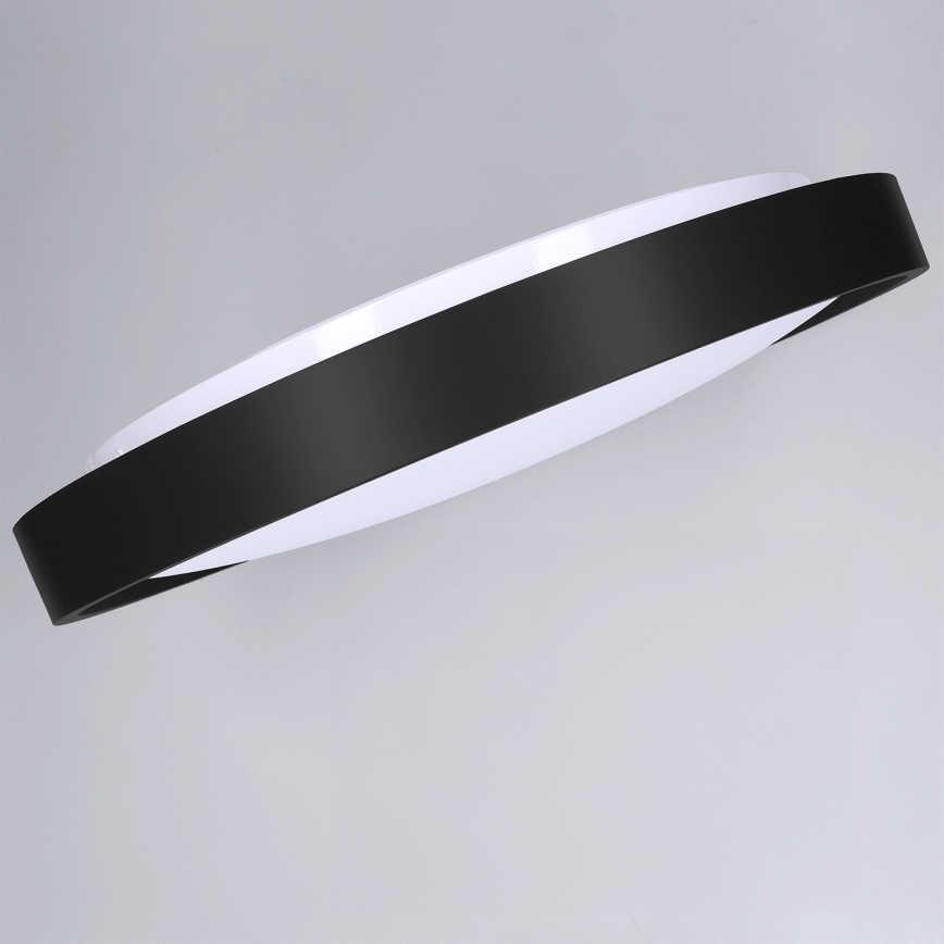 Brilagi - Dimbare LED-plafondlamp MATTEO LED/48W/230V 3000-6500K Ø 41 cm zwart + afstandsbediening