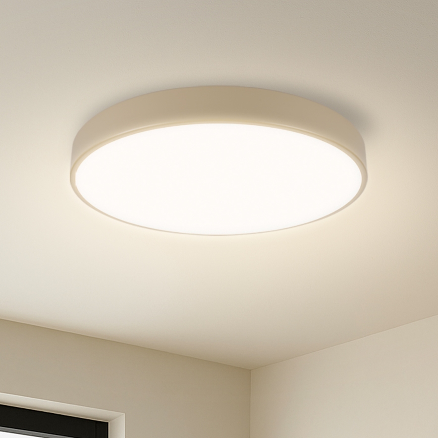 Brilagi - Dimbare LED-plafondlamp POOL SMART LED/48W/230V 3000–6000K Ø 40 cm Wi-Fi Tuya beige + afstandsbediening