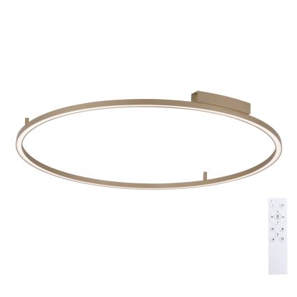 Brilagi - Dimbare LED-plafondlamp PORTOFINO LED/85W/230V 3000-6000K Ø 120 cm beige + afstandsbediening
