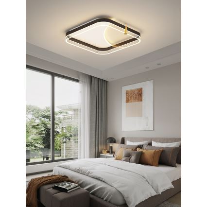 Brilagi - Dimbare LED-plafondlamp SIRELI LED/56W/230V 3000-6000K 40x40 cm + afstandsbediening