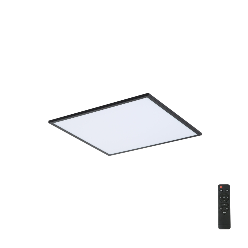 Brilagi - Dimbare LED plafondlamp SLIMFRAME LED/36W/230V 45x45 cm 3000-6000K zwart + afstandsbediening