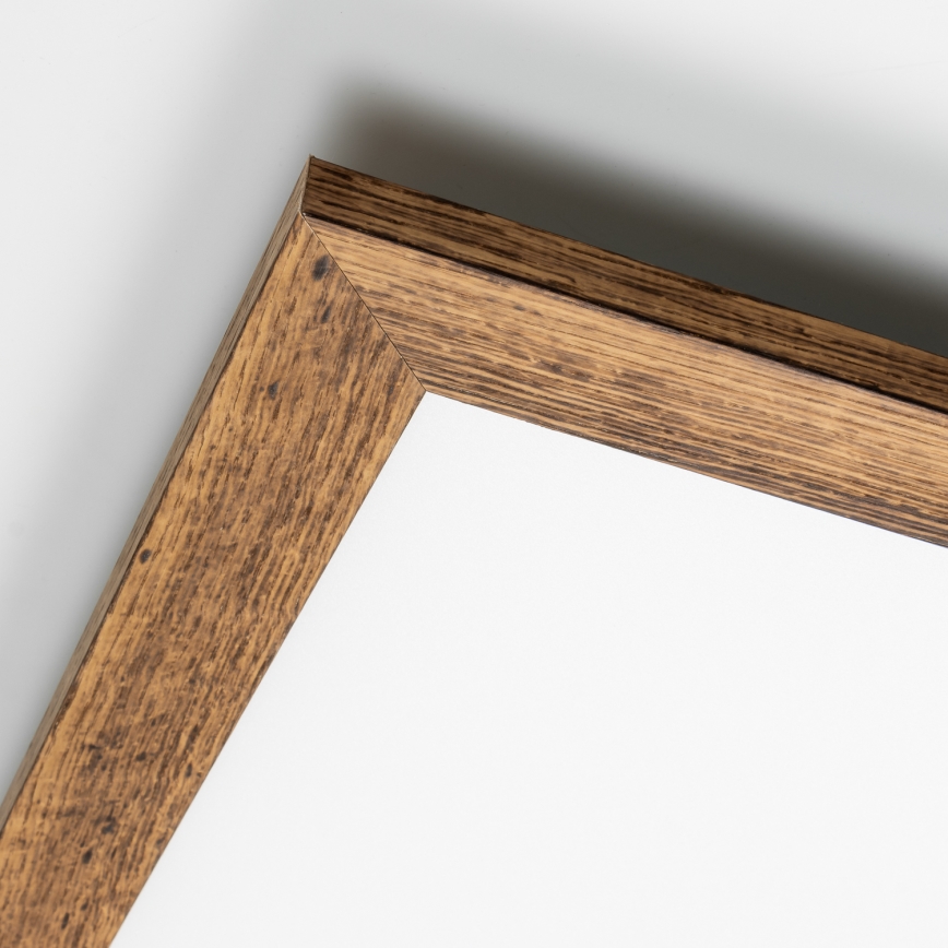 Brilagi - Dimbare LED plafondlamp SLIMFRAME WOOD LED/36W/230V 49,5x49,5 cm 3000-6000K bruin + afstandsbediening