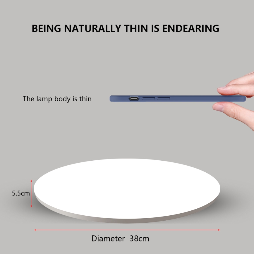 Brilagi - Dimbaar SMART STARS LED-armatuur 24W/230V Ø 38 cm 2700-6500K Wi-Fi Tuya + afstandsbediening