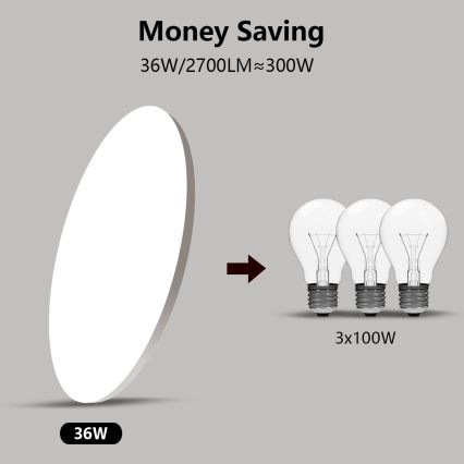 Brilagi - Dimbare LED-armatuur SMART STARS LED/36W/230V Ø 48 cm 2700–6500K Wi-Fi Tuya + afstandsbediening