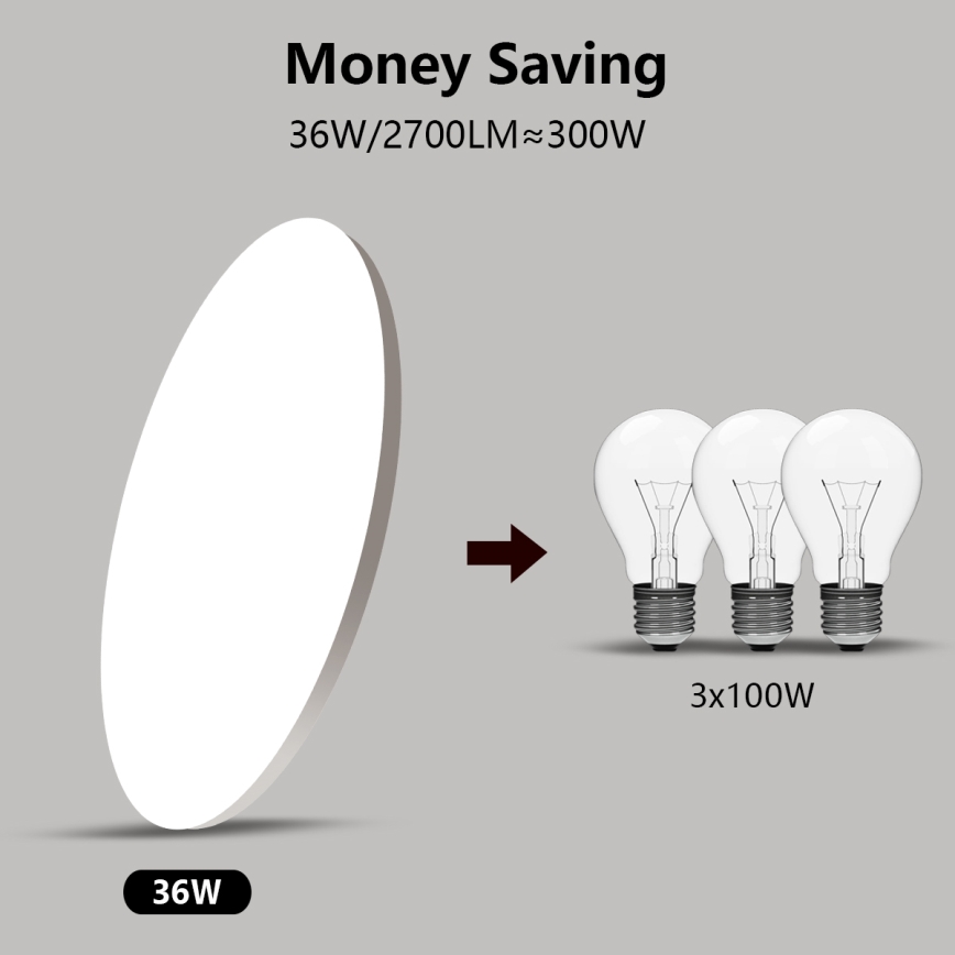 Brilagi - Dimbare LED-armatuur SMART STARS LED/36W/230V Ø 48 cm 2700–6500K Wi-Fi Tuya + afstandsbediening