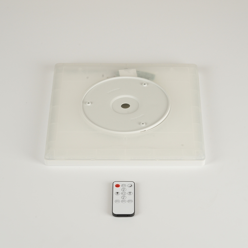 Brilagi - dimbare plafondlamp ULTRA SLIM LED/18W/230V 2700-6500K 30x30 cm wit + afstandsbediening