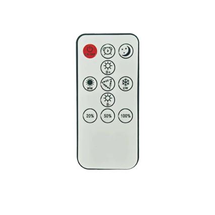 Brilagi - Dimbare LED-plafondlamp ULTRA SLIM LED/18W/230V 2700-6500K 30x30 cm zwart + afstandsbediening