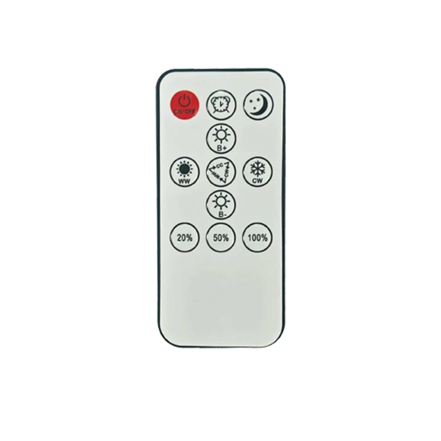 Brilagi - Dimbare LED-plafondlamp ULTRA SLIM LED/18W/230V 2700-6500K 30x30 cm zwart + afstandsbediening