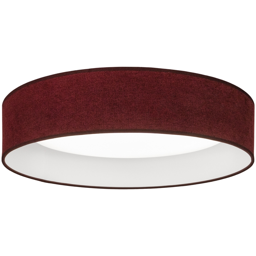 Brilagi - Dimbare LED plafondlamp VELVET SMARTIX LED/36W/230V 3000-6000K Ø 55 cm bordeaux Wi-Fi Tuya Beacon + afstandsbediening
