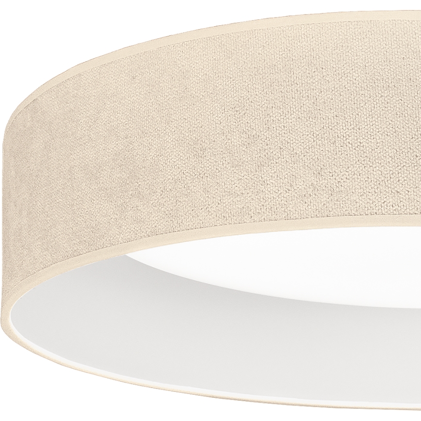 Brilagi - LED dimbare plafondlamp VELVET SMARTIX LED/36W/230V 3000-6000K Ø 55 cm crème Wi-Fi Tuya Beacon + afstandsbediening
