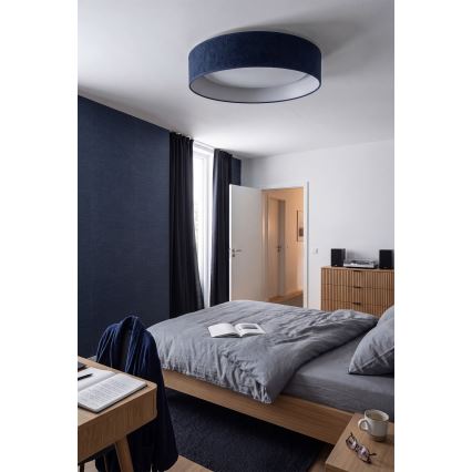 Brilagi - Dimbare LED-plafondlamp VELVET SMART VARI LED/36W/230V 3000-6500K Ø 55 cm blauw + afstandsbediening