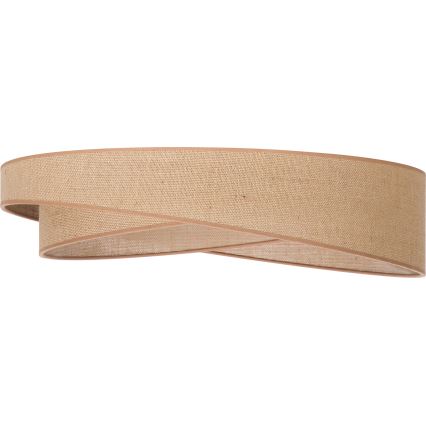 BRILAGI - Dimbare LED-plafondlamp VELVET TWIST LED/36W/230V 3000-6000K Ø 65 cm Wi-Fi Tuya Beacon beige + afstandsbediening