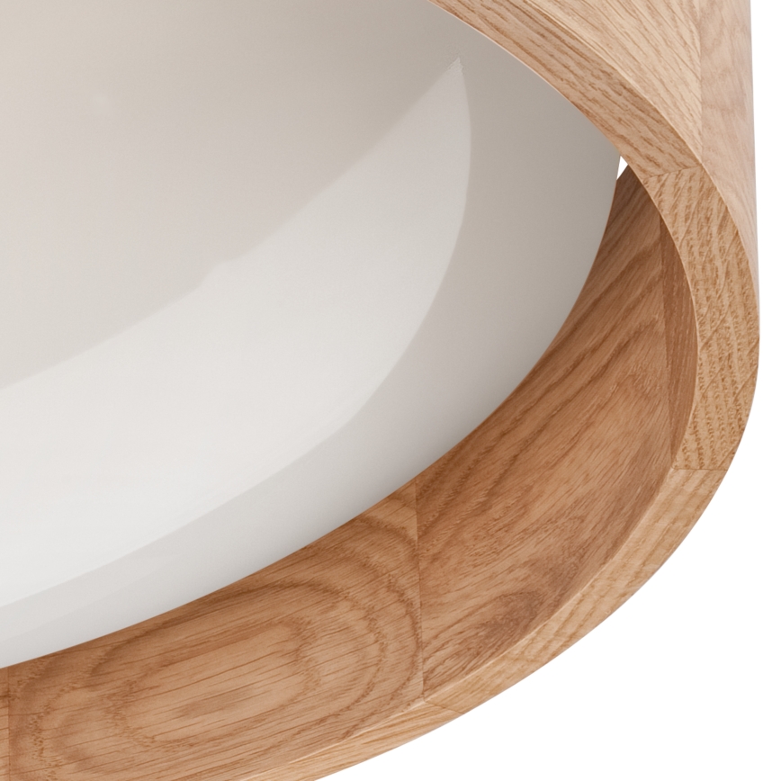Brilagi - LED dimbare plafondlamp MANAROLA LED/24W/230V 3000-6500K eiken + afstandsbediening