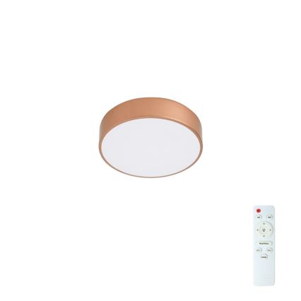 BRILAGI - Dimbare LED-plafondlamp POOL LED/24W/230V 3000-6000K Ø 20 cm koperen + afstandsbediening
