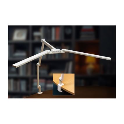 Brilagi - LED Dimbaar aanraken flexibel tafellamp VARIO LED/24W/230V 3000-6500K CRI 92 wit