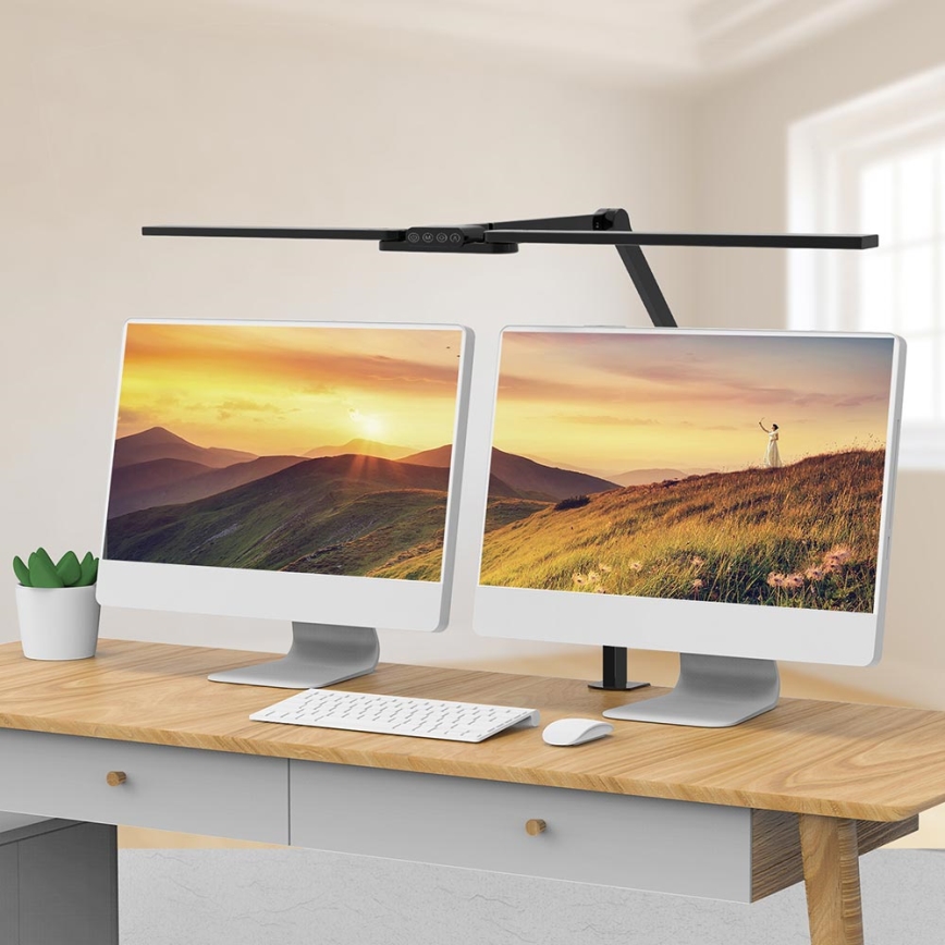 Brilagi - LED Dimbaar aanraken flexibel tafellamp VARIO LED/24W/230V 3000-6500K CRI 92 zwart