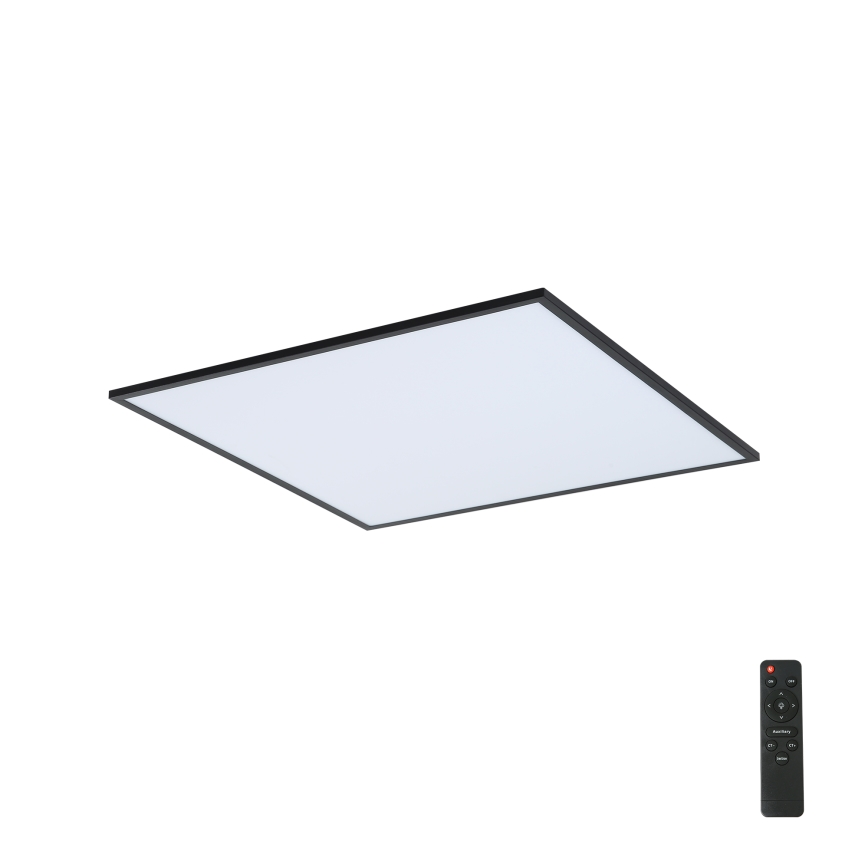 Brilagi - Dimbare LED-plafondlamp SLIMFRAME LED/58W/230V 60x60 cm 3000-6000K zwart + afstandsbediening