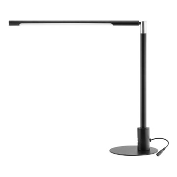 Brilagi - Dimbare aanraak-LED-bureaulamp met USB-poorten VARIO LED/7W/230V CRI 96 zwart