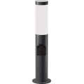 Brilagi - Dimbare buitenlamp met stopcontact ELIA 1xE27/6W/230V 2700-6500K IP44 Wi-Fi 50 cm antraciet