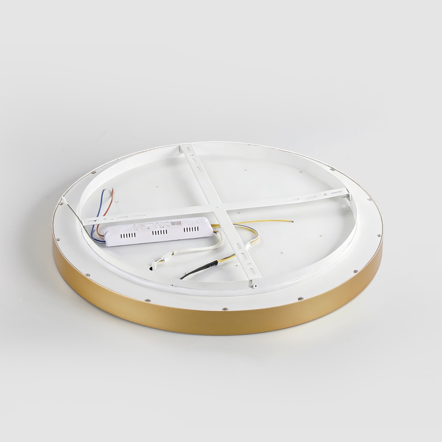 Brilagi - dimbare LED-plafondlamp GLASS POOL DOUBLE LED/48W/230V 3000-6000K 40 cm goudkleurig + afstandsbediening