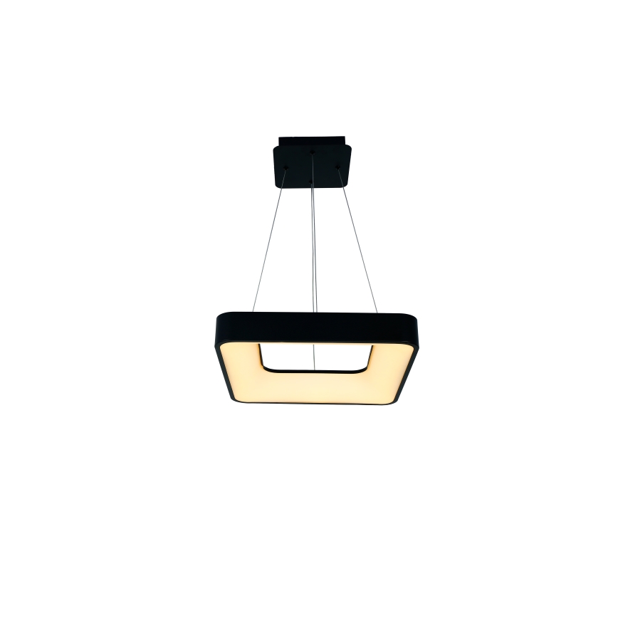 Brilagi - LED dimbare hanglamp met kabel FALCON II LED/80W/230V 3000-6500K 40x40 cm zwart + afstandsbediening