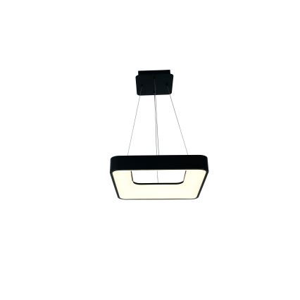 Brilagi - LED dimbare hanglamp met kabel FALCON II LED/80W/230V 3000-6500K 40x40 cm zwart + afstandsbediening