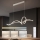 Brilagi - Dimbare hanglamp aan kabel SIGNATURE LED/55W/230V 3000-6000K 120x23 cm wit + afstandsbediening