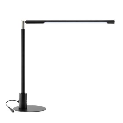Brilagi - LED-dimbare tafellamp met aanraakbediening en USB-poorten VARIO LED/7W/230V 3000-6500K CRI 96 zwart