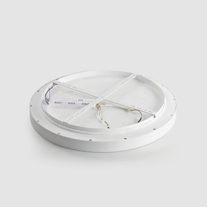 Brilagi - LED-dimbare plafondlamp GLASS POOL DOUBLE LED/48W/230V 3000-6000K 40 cm wit + afstandsbediening