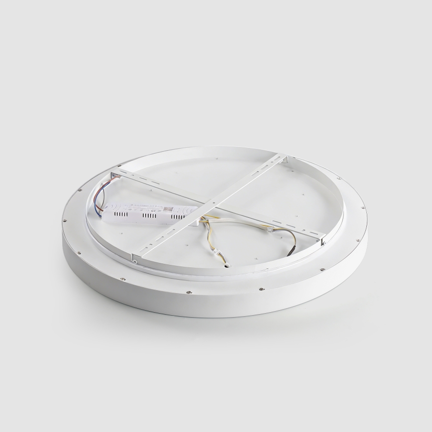 Brilagi - LED-dimbare plafondlamp GLASS POOL DOUBLE LED/48W/230V 3000-6000K 40 cm wit + afstandsbediening