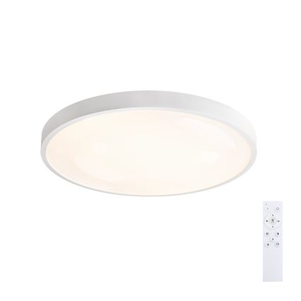 Brilagi - LED dimbare plafondlamp GLASS POOL DOUBLE LED/60W/230V 3000-6000K 50 cm wit + afstandsbediening