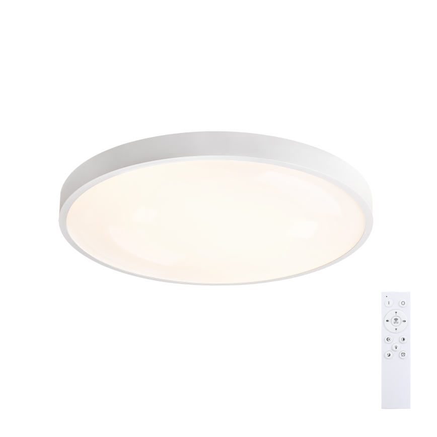 Brilagi - LED dimbare plafondlamp GLASS POOL DOUBLE LED/60W/230V 3000-6000K 50 cm wit + afstandsbediening