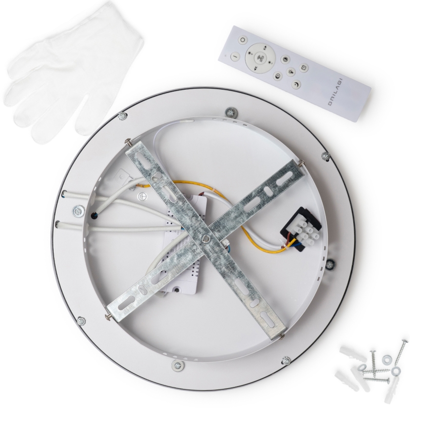 Brilagi - Dimbare LED-plafondlamp TRIVARO LED/72W/230V 3000-6000K Ø 40 cm + afstandsbediening