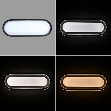 Brilagi - Dimbare LED-plafondlamp TRIVARO LED/85W/230V 3000-6000K 20x60 cm + afstandsbediening