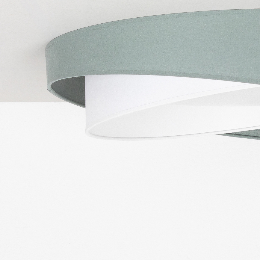 BRILAGI - LED dimbare plafondlamp VELVET TWIST LED/36W/230V 3000-6000K Ø 65 cm Wi-Fi Tuya Beacon groen/wit + afstandsbediening