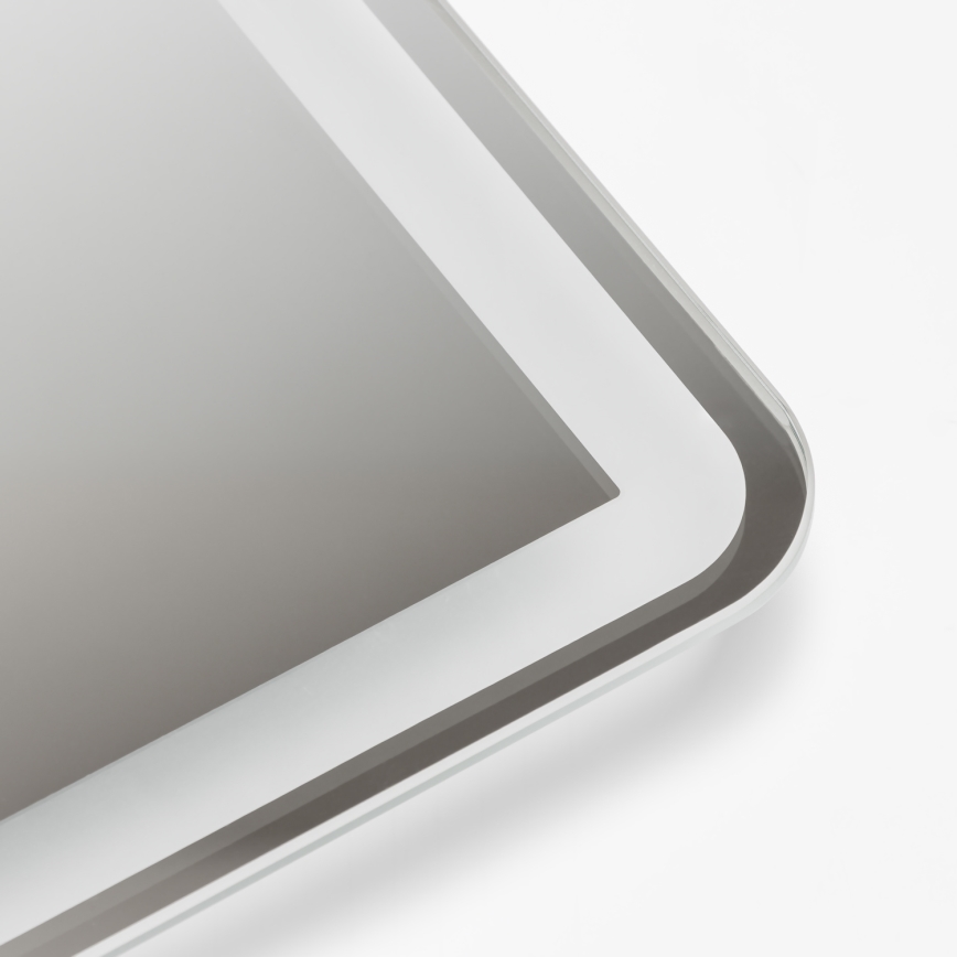 Brilagi - LED-dimbare verwarmde badkamerspiegel met randverlichting BELLA LED/19W/230V 60x90 cm 3000/4000/6500K IP44 CRI 90