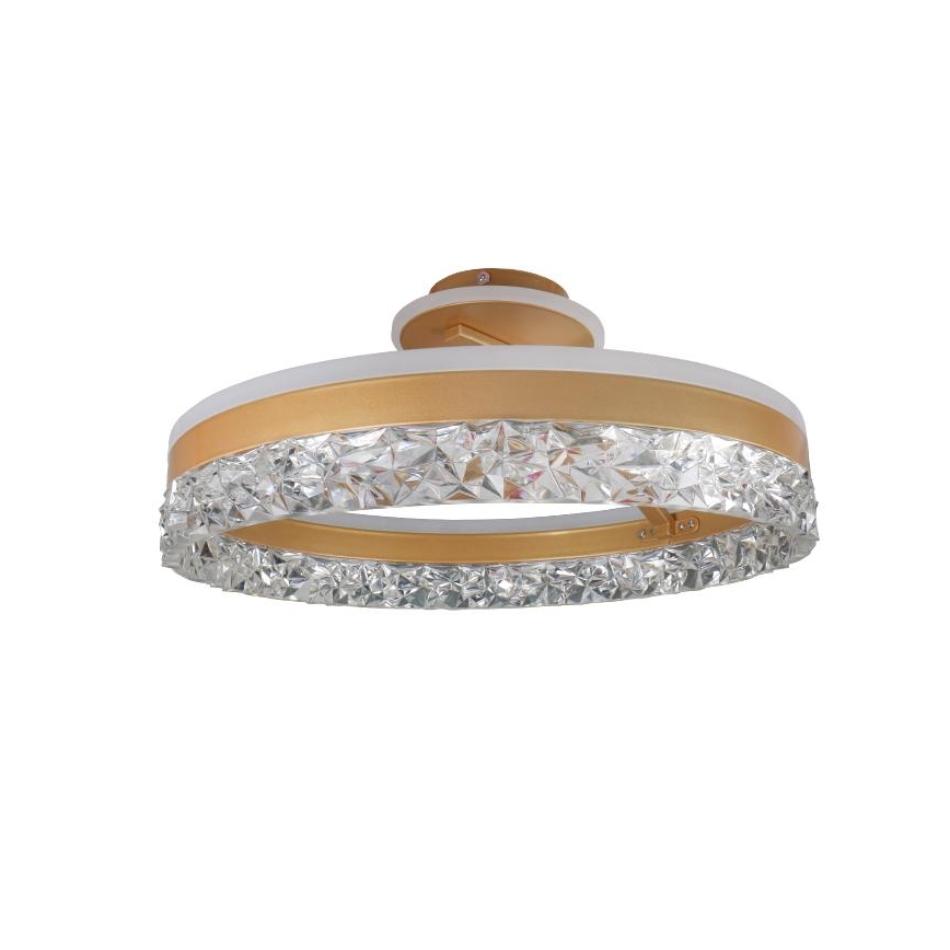 Brilagi - Dimbare LED bevestigde hanglamp LED/86W/230V 3000-6500K goud + afstandsbediening