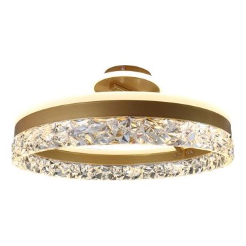 Brilagi - Dimbare LED bevestigde hanglamp LED/86W/230V 3000-6500K goud + afstandsbediening