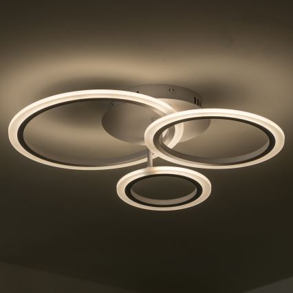 Brilagi - Dimbare LED bevestigde hanglamp ORBITS LED/40W/230V 3000-6500K wit + afstandsbediening