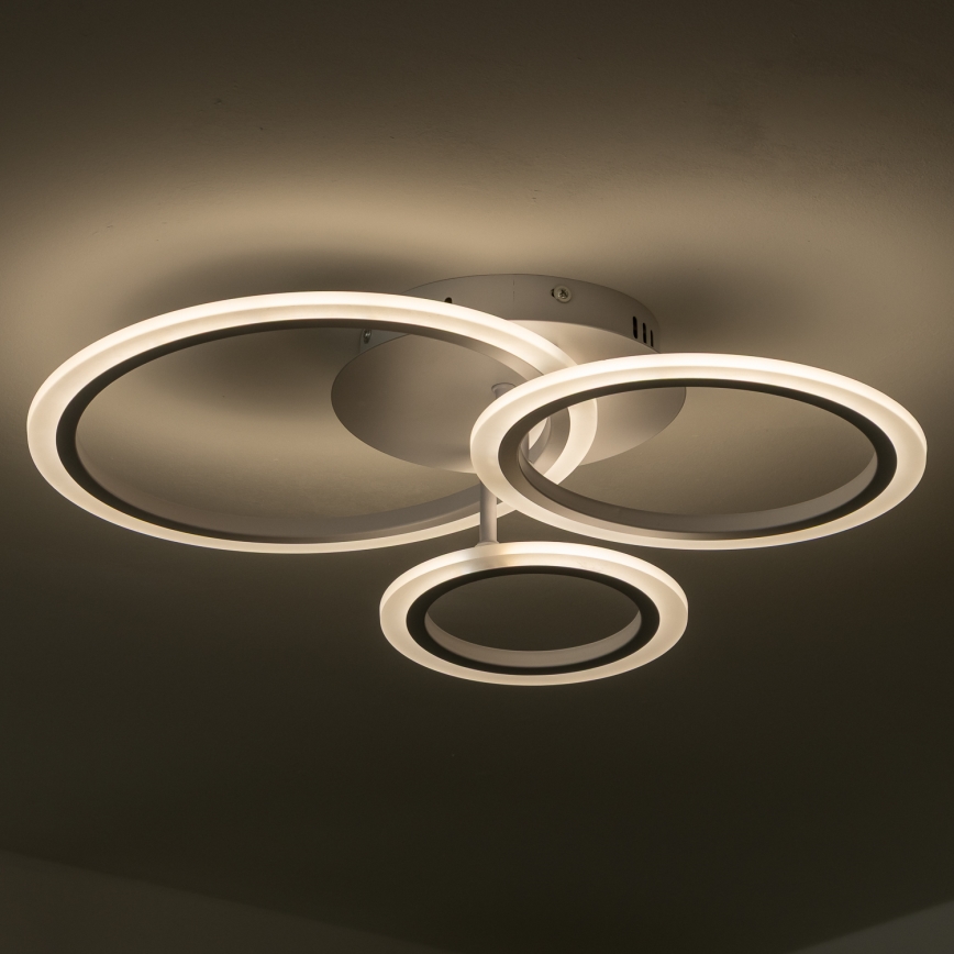 Brilagi - Dimbare LED bevestigde hanglamp ORBITS LED/40W/230V 3000-6500K wit + afstandsbediening