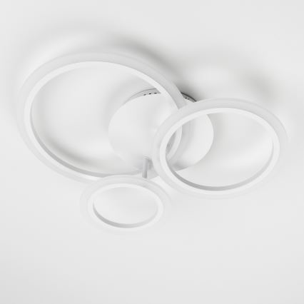 Brilagi - Dimbare LED bevestigde hanglamp ORBITS LED/40W/230V 3000-6500K wit + afstandsbediening