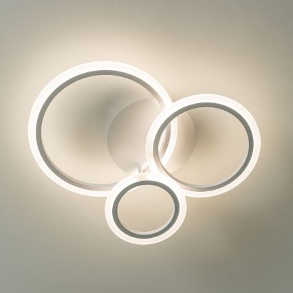 Brilagi - Dimbare LED bevestigde hanglamp ORBITS LED/40W/230V 3000-6500K wit + afstandsbediening